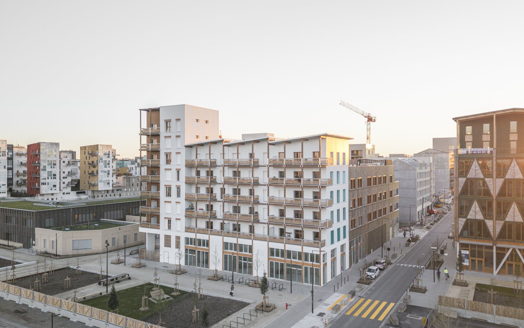Nantes : Be Green, retour d'expérience d'une opération mixte, bois et bas carbone sur l'île de Nantes